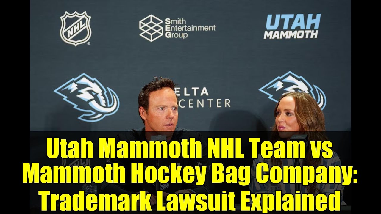 Utah Mammoth NHL Team vs Mammoth Hockey Bag Company: Trademark Lawsuit Explained