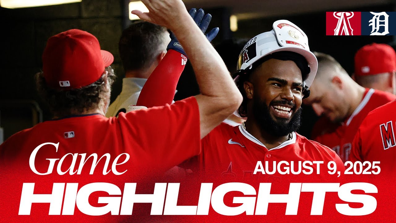 Angels vs. Tigers Game Highlights (8/9/25) | MLB Highlights