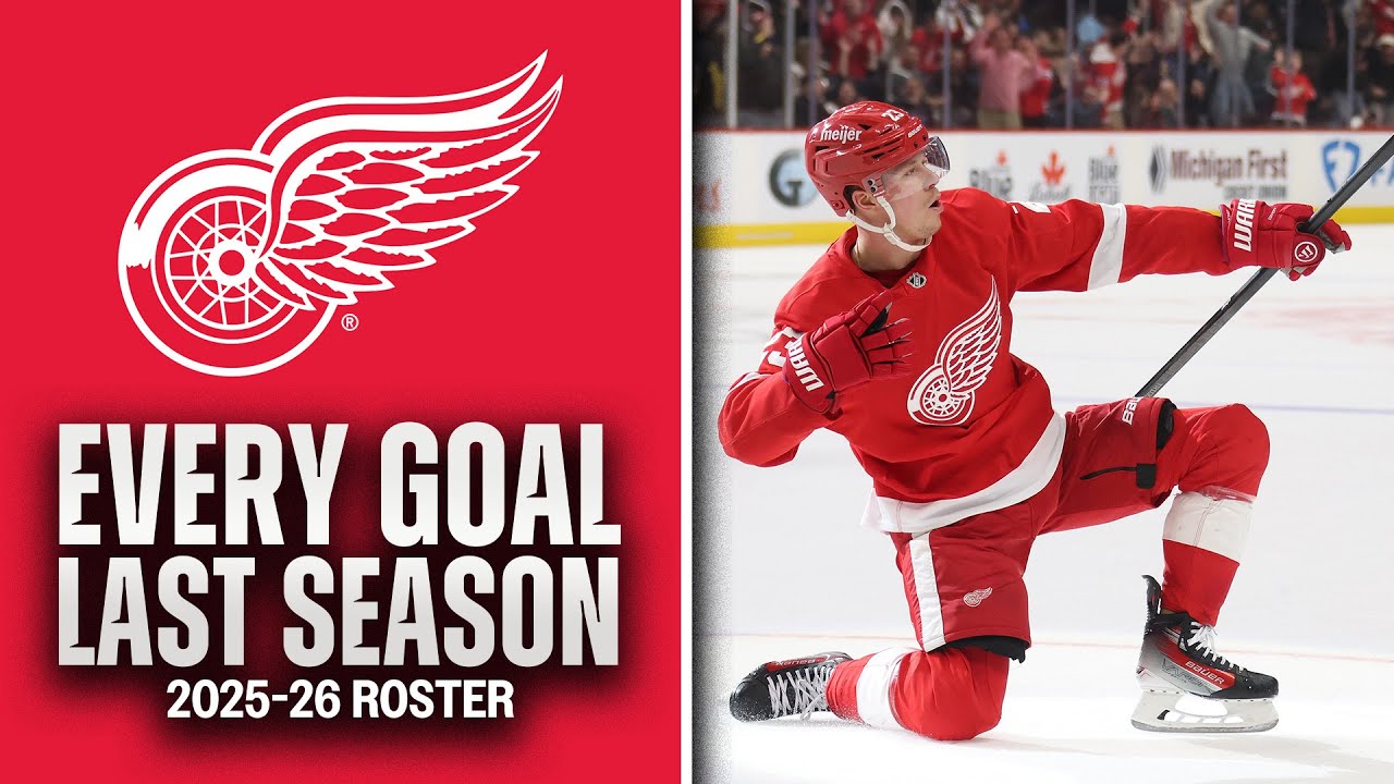EVERY GOAL last season from the 2025-26 DETROIT RED WINGS 🐙 #32in32