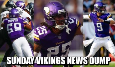 Minnesota Vikings News Dump (8.10.2025) | First Preseason Game in the Books!