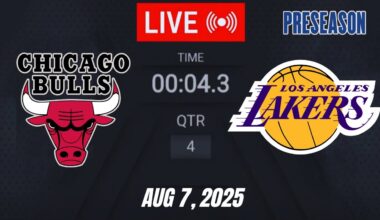 NBA LIVE! Los Angeles Lakers vs Chicago Bulls | Aug 8, 2025 Lakers vs Bulls 2K Preseason