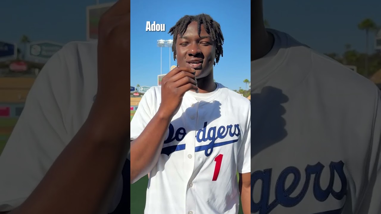 BTS: Lakers Throwing the First Pitch for the Dodgers