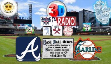 Atlanta Braves vs MIA Marlins 3D LIVE Stream Braves Country Play-by-Play & Group Therapy Watch Party