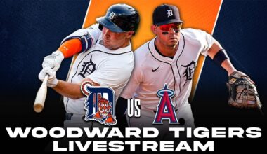 Detroit Tigers vs Los Angeles Angels LIVE! Sunday, August 10th 2025 - Woodward Tigers