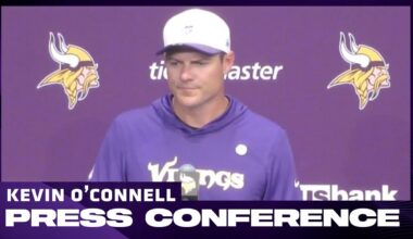 Kevin O'Connell Talks J.J. McCarthy's Play vs. Texans, Standouts From Saturday's Victory