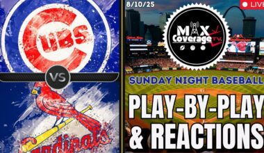 🔴LIVE SNB Chicago Cubs vs St. Louis Cardinals - Play-By-Play & Reactions (8/10/25)