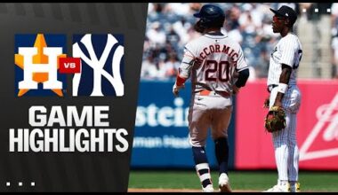 Astros vs. Yankees Game Highlights (8/10/25) | MLB Highlights
