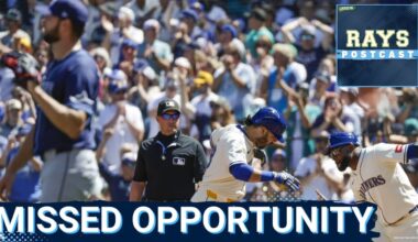 RAYS POSTCAST: The Tampa Bay Rays suffer a FRUSTRATING loss to the Seattle Mariners