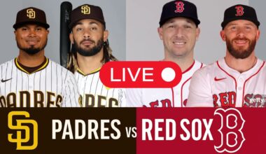 SAN DIEGO VS BOSTON l JUEGO EN VIVO l MLB
