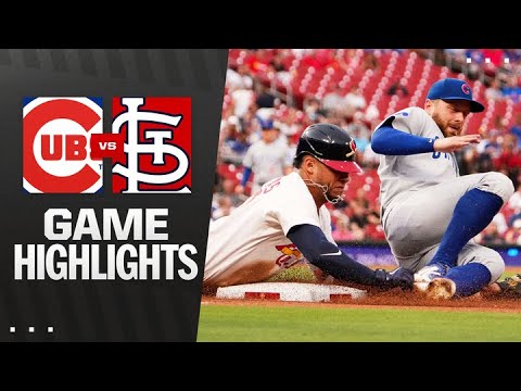 Cubs vs. Cardinals Game Highlights (8/10/25) | MLB Highlights