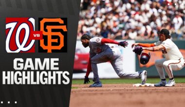 Nationals vs. Giants Game Highlights (8/10/25) | MLB Highlights