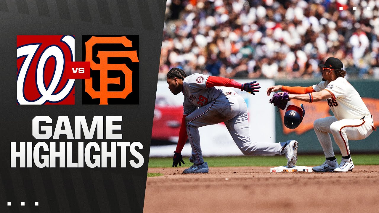 Nationals vs. Giants Game Highlights (8/10/25) | MLB Highlights
