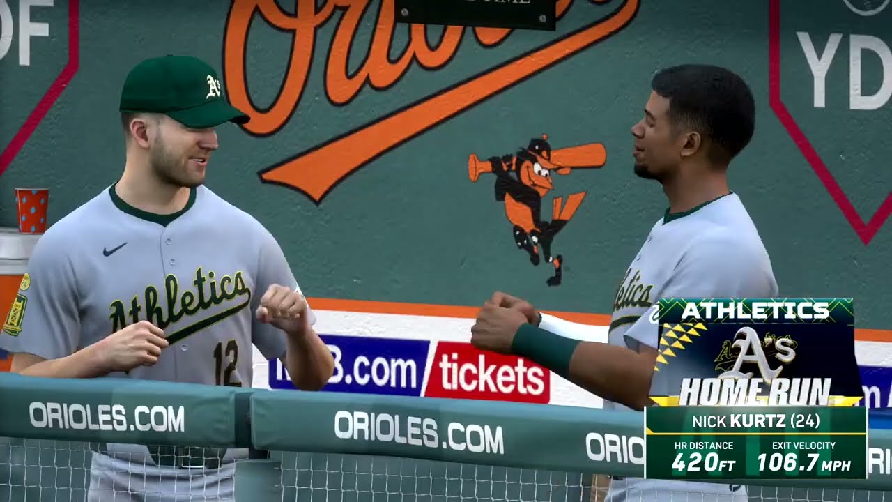 Baltimore Orioles vs Oakland Athletics - Aug 8, 2025 | Full Game MLB The Show 25