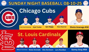SNB: Chicago Cubs @ St. Louis Cardinals LIVE PLAY-BY-PLAY (08-10-25) #cubs #cardinals