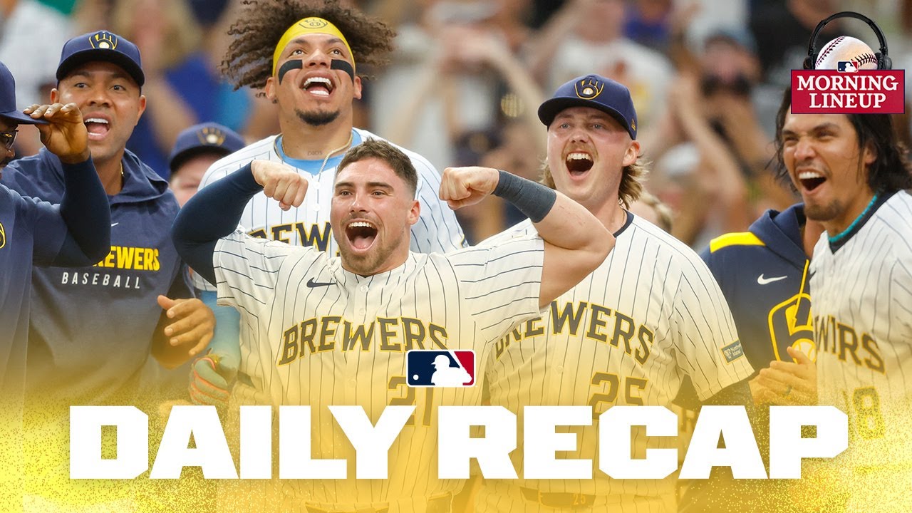 The Brewers walk it off for their 9th STRAIGHT win! | Morning Lineup (MLB Daily Recap)