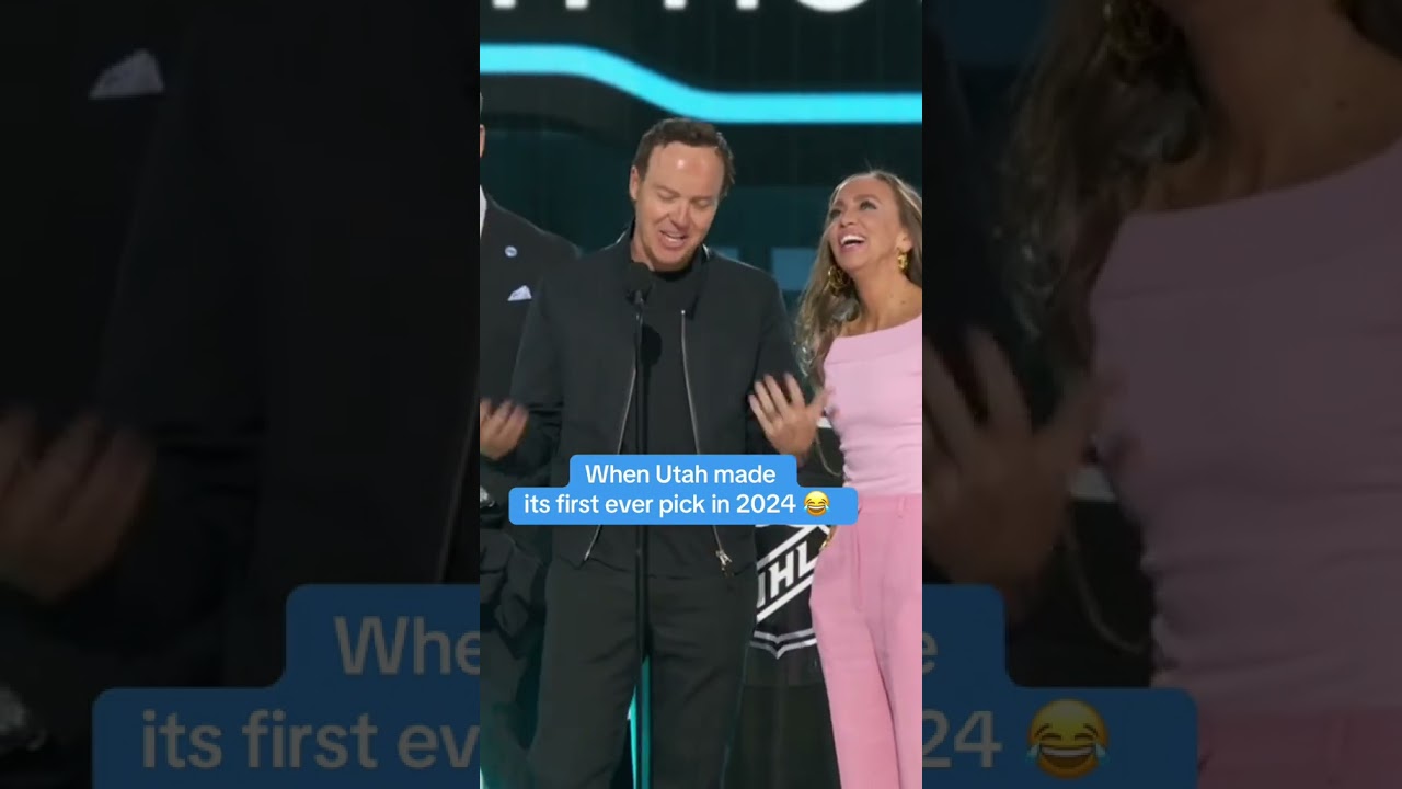 Utah will make its first pick as the Mammoth in this year’s NHL Draft 🙌