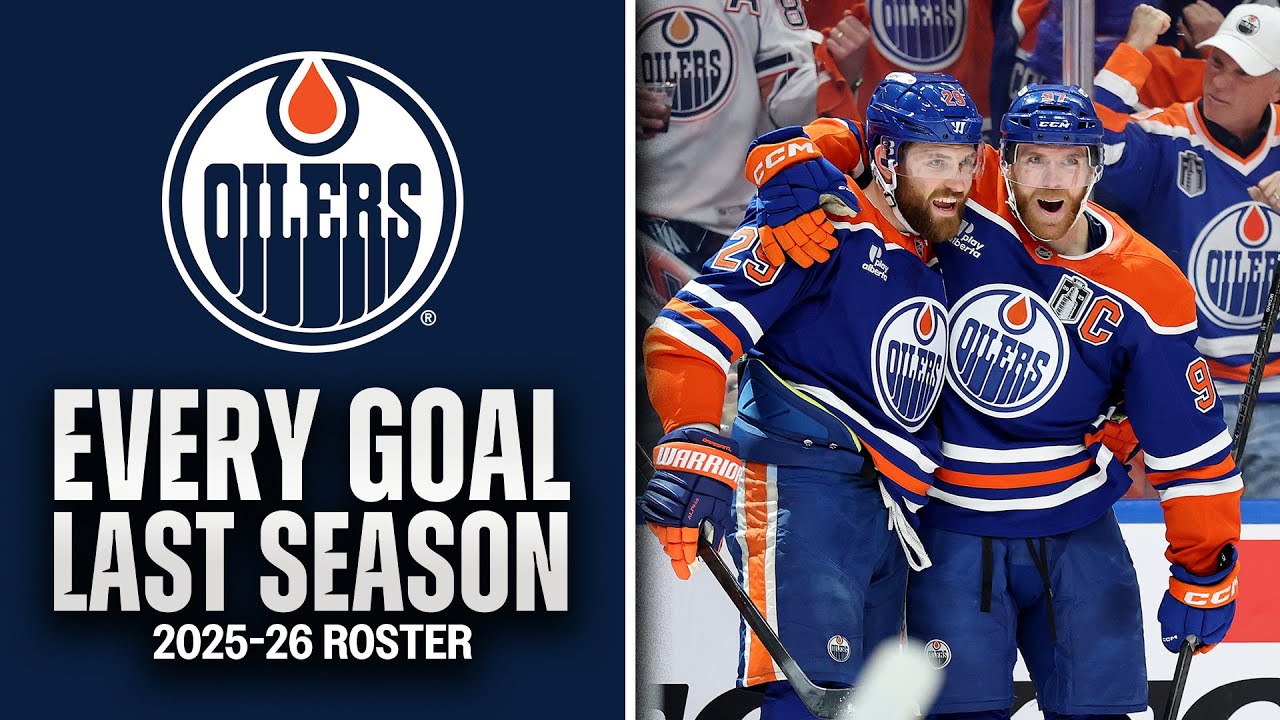 EVERY GOAL last season from the 2025-26 EDMONTON OILERS 🛢️ #32in32