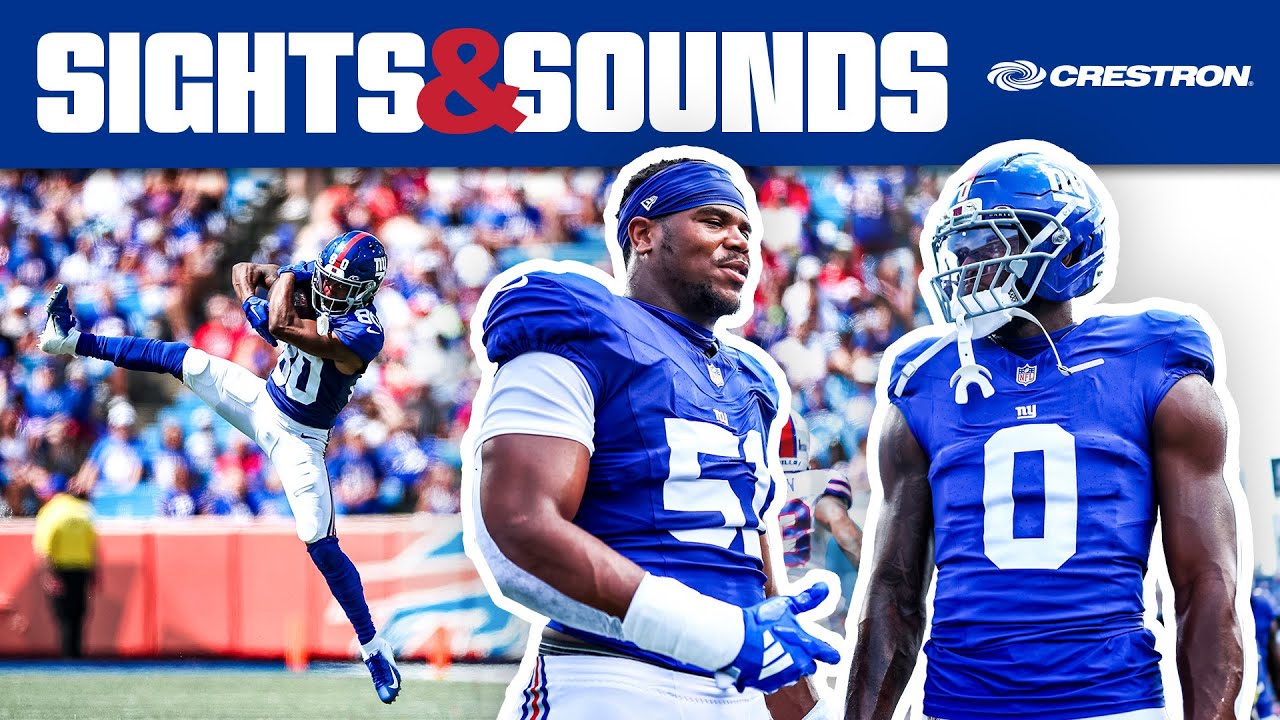 🎥: Sights and Sounds: Giants WIN against Buffalo Bills Preseason Week 1 | New York Giants