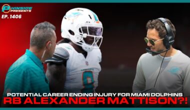Possible Career Ending Injury For Miami Dolphins Alexander Mattison?!