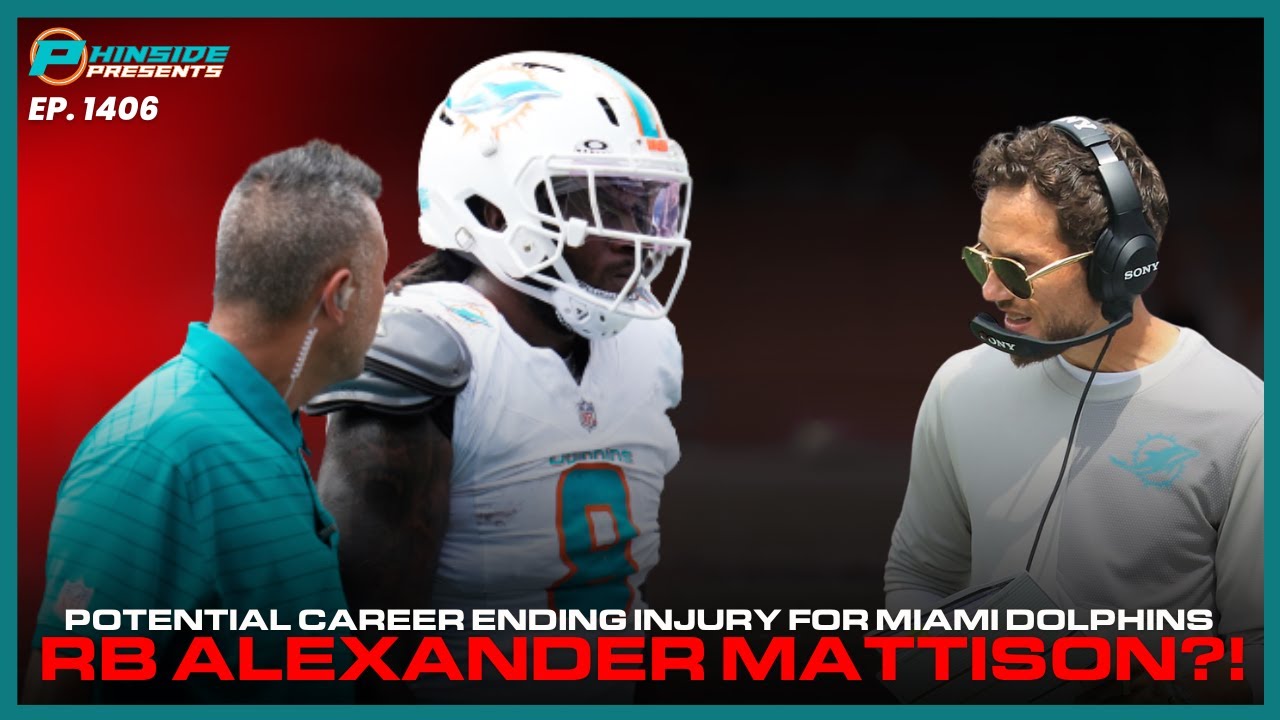 Possible Career Ending Injury For Miami Dolphins Alexander Mattison?!
