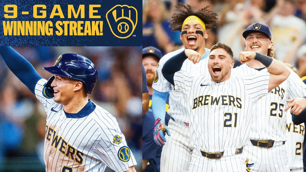 MILWAUKEE MAGIC! Highlights from the Brewers 9-GAME WINNING STREAK!
