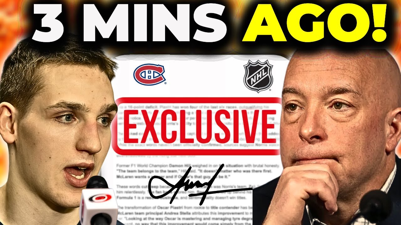 Lane Hutson Drops a Bombshell on Montreal Canadiens and SHOCKED EVERYONE!