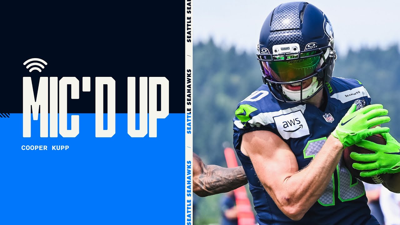 Cooper Kupp Mic'd Up During Training Camp | Seahawks Mic'd Up