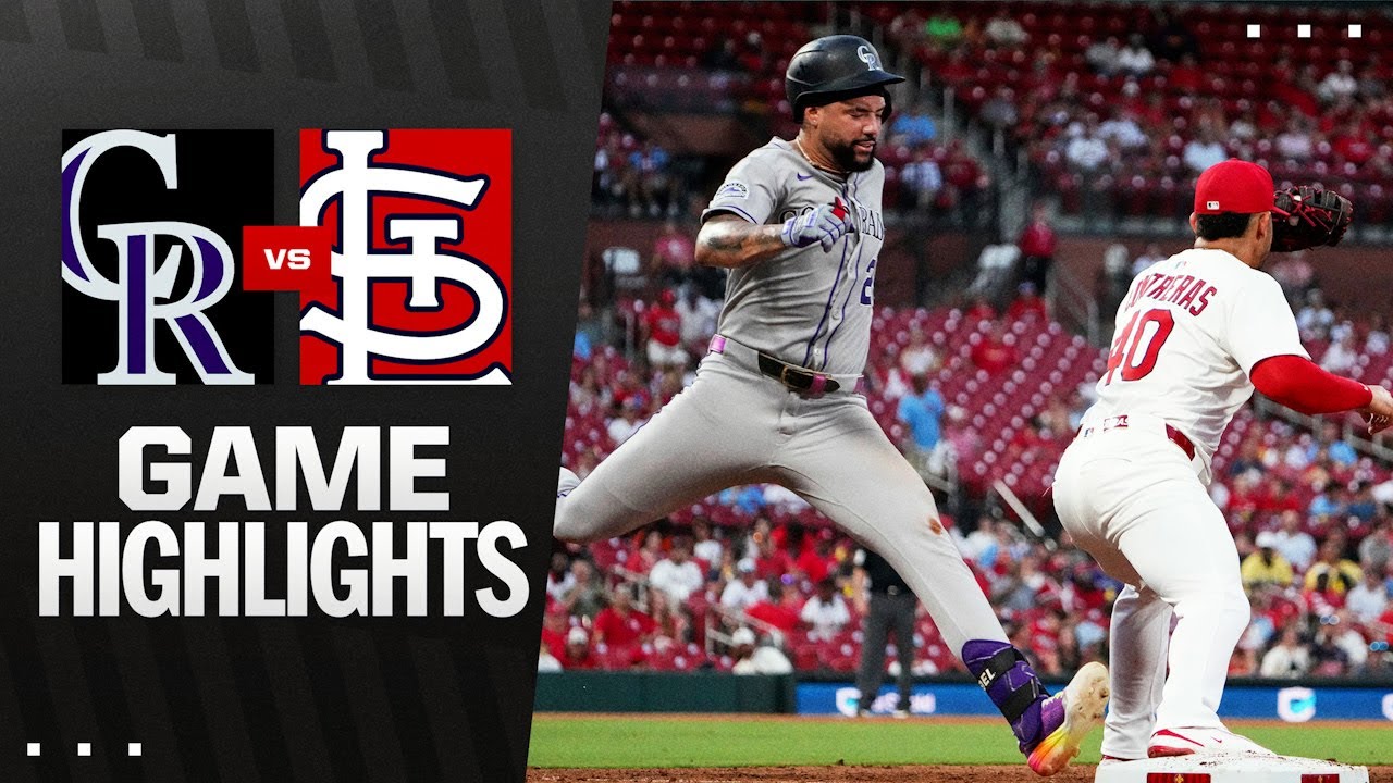 Rockies vs. Cardinals Game Highlights (8/11/25) | MLB Highlights