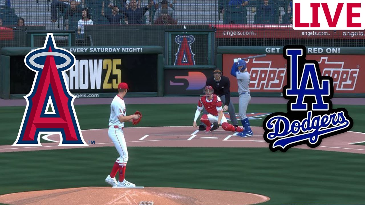 🔴LIVE 🔴Los Angeles Dodgers  VS Los Angeles Angels/August 11/ Mlb Envivo /MLB THE SHOW 25