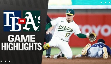 Rays vs. Athletics Game Highlights (8/11/25) | MLB Highlights