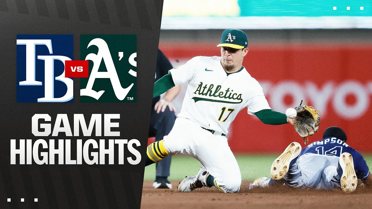 Rays vs. Athletics Game Highlights (8/11/25) | MLB Highlights