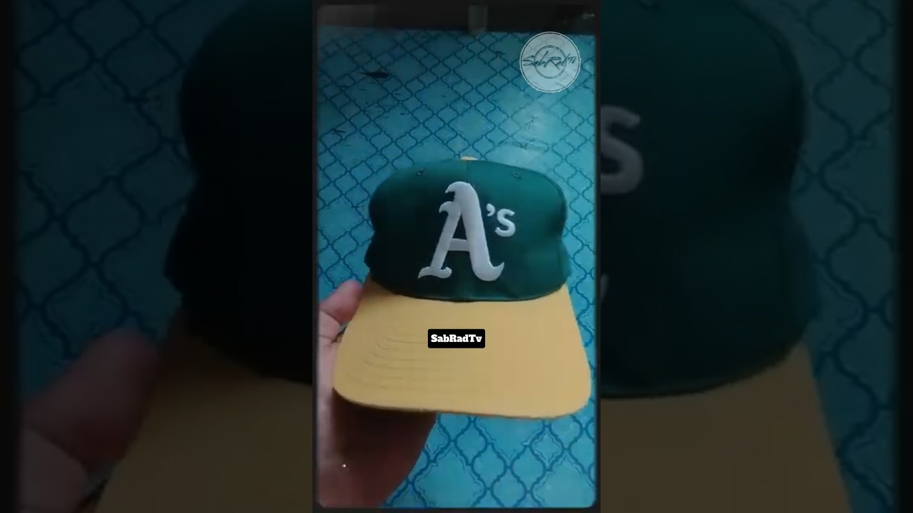 #hatoftheday part 3 Vintage Oakland Athletics OG Logo 🔥 #vintagecaps #capcollector