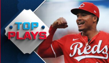 Top MLB Plays of 8/11/25 (Noelvi Marte's outfield assist, Bobby Witt Jr.'s jump throw and MORE!)