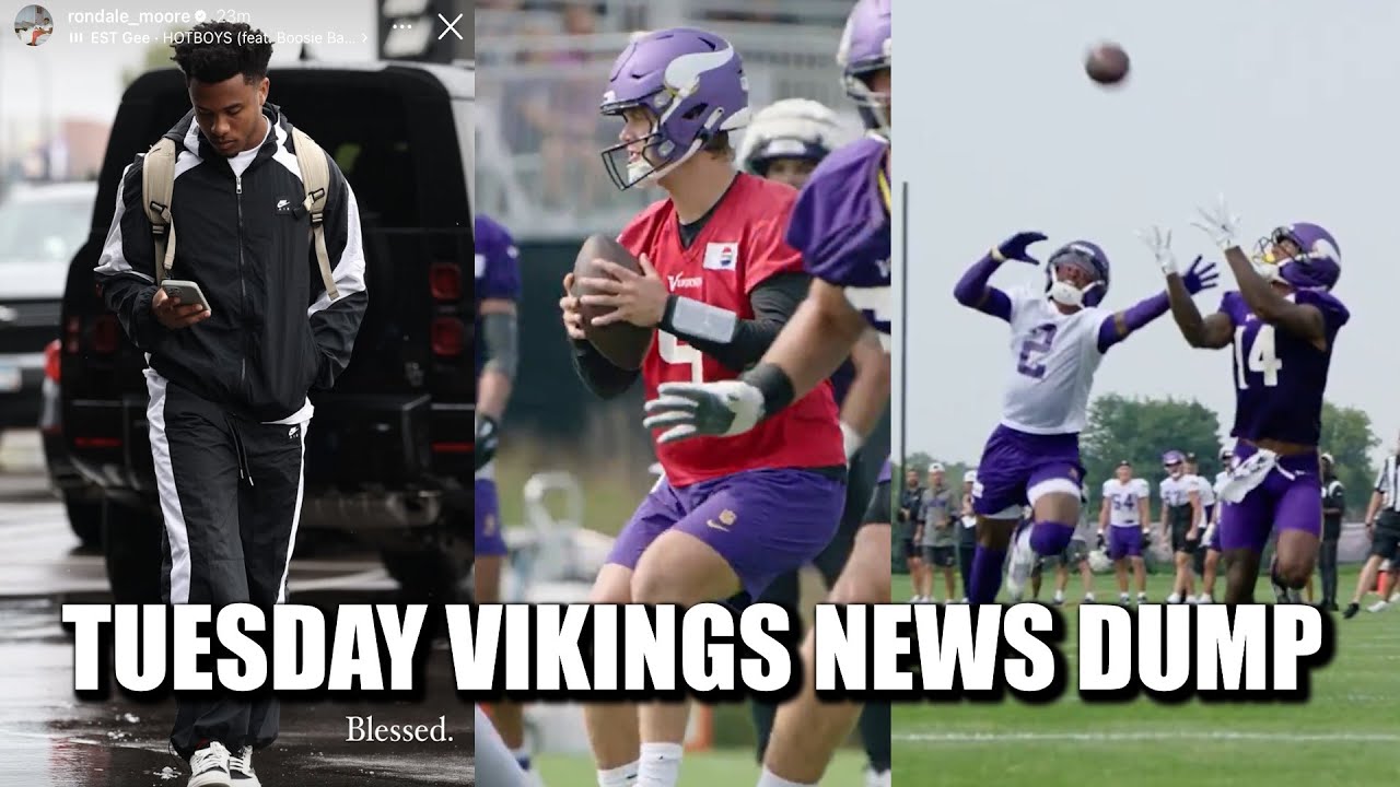 Minnesota Vikings News Dump (8.12.2025) | Rondale Blessed, The Future, The Max Brosmer Miracle