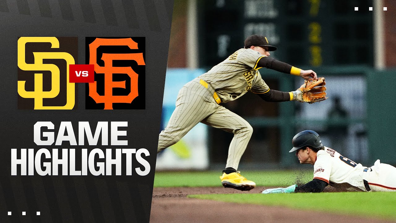 Padres vs. Giants Game Highlights (8/11/25) | MLB Highlights