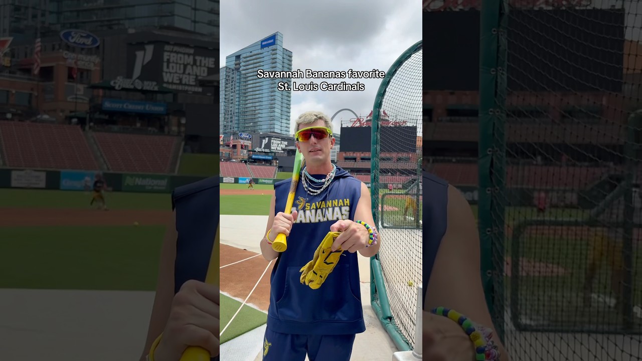 Savannah Bananas favorite St Louis Cardinals #baseball #new #mlb