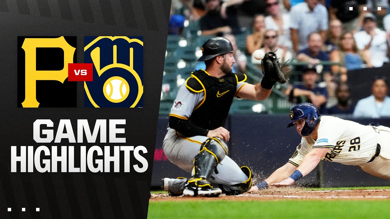 Pirates vs. Brewers Game Highlights (8/11/25) | MLB Highlights
