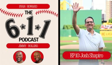 The 6-1-1 Podcast: Pennsylvania Governor Josh Shapiro joins Ryan Howard and Jimmy Rollins