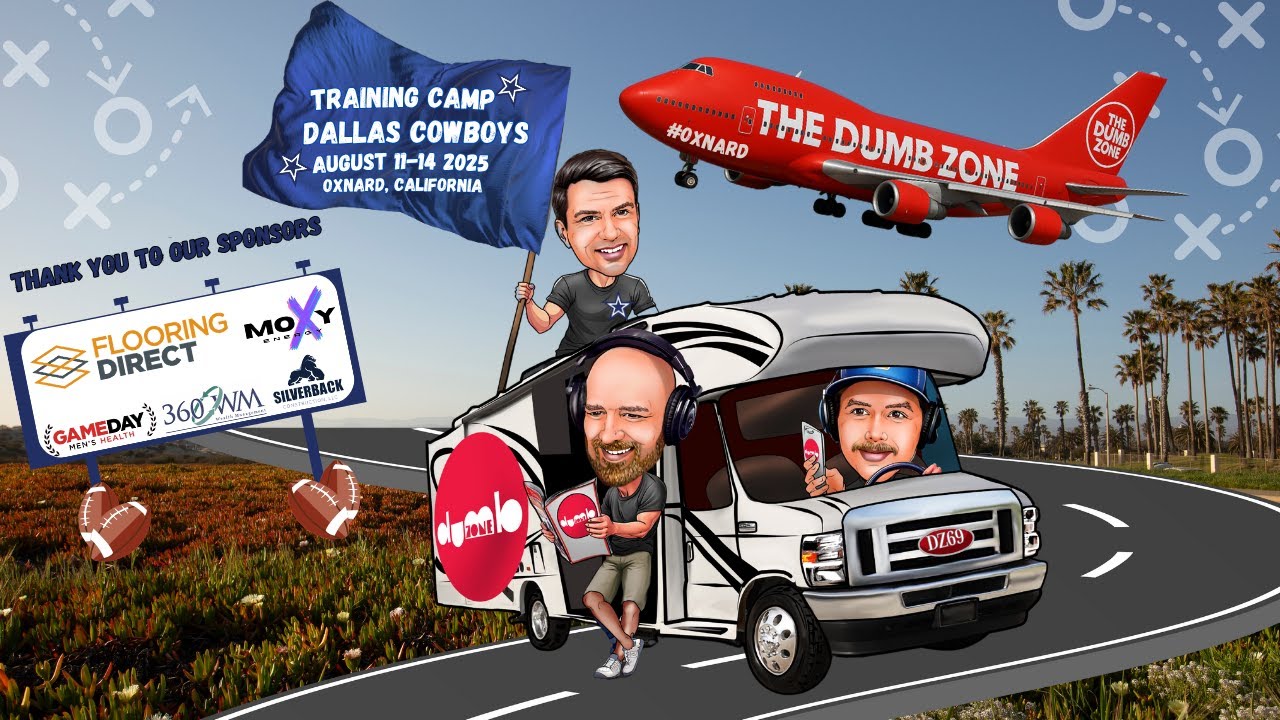 DZ 8-12-25 | The Dumb Zone LIVE from Dallas Cowboys Training Camp