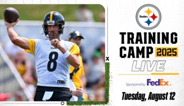 Last Chance to Watch Steelers Training Camp Practice (Aug. 12) | Pittsburgh Steelers