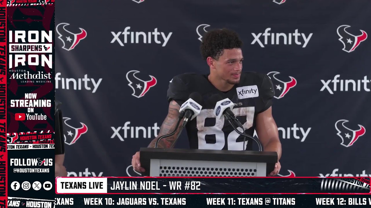 LIVE: The Houston Texans address the media