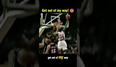 You Won’t Believe How MJ Dunked on Rony Seikaly! #shorts