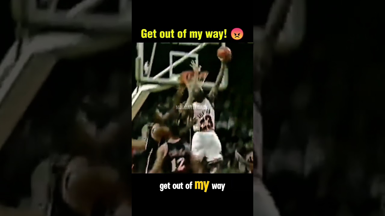 You Won’t Believe How MJ Dunked on Rony Seikaly! #shorts