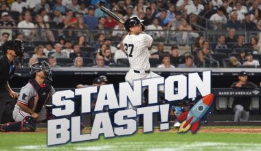 Giancarlo Stanton BLASTS one 447 FEET 😳