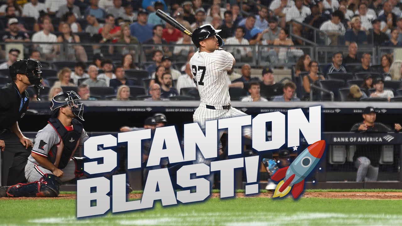 Giancarlo Stanton BLASTS one 447 FEET 😳