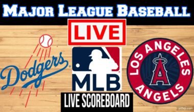 Live: Los Angeles Dodgers Vs Los Angeles Angels | MLB | Live Scoreboard | Play by Play
