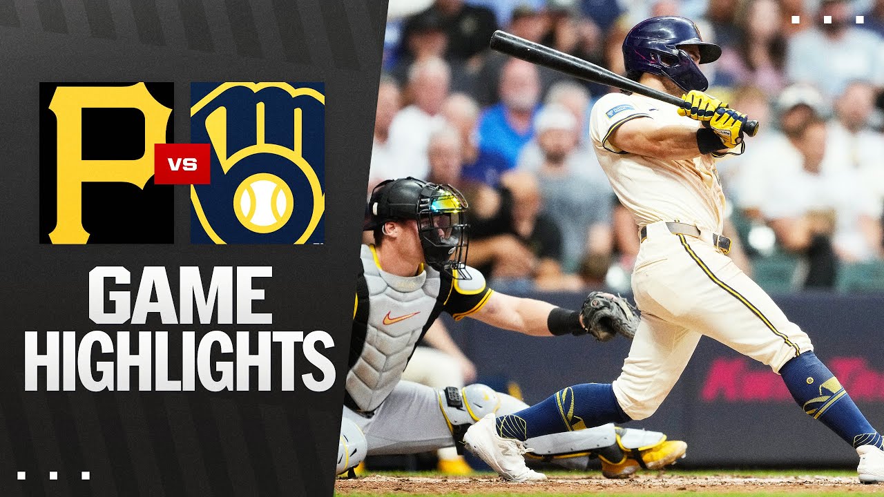 Pirates vs. Brewers Game Highlights (8/12/25) | MLB Highlights