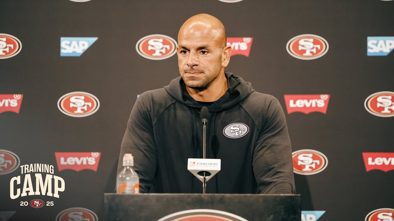 Robert Saleh Highlights Standouts, Defensive Identity | 49ers