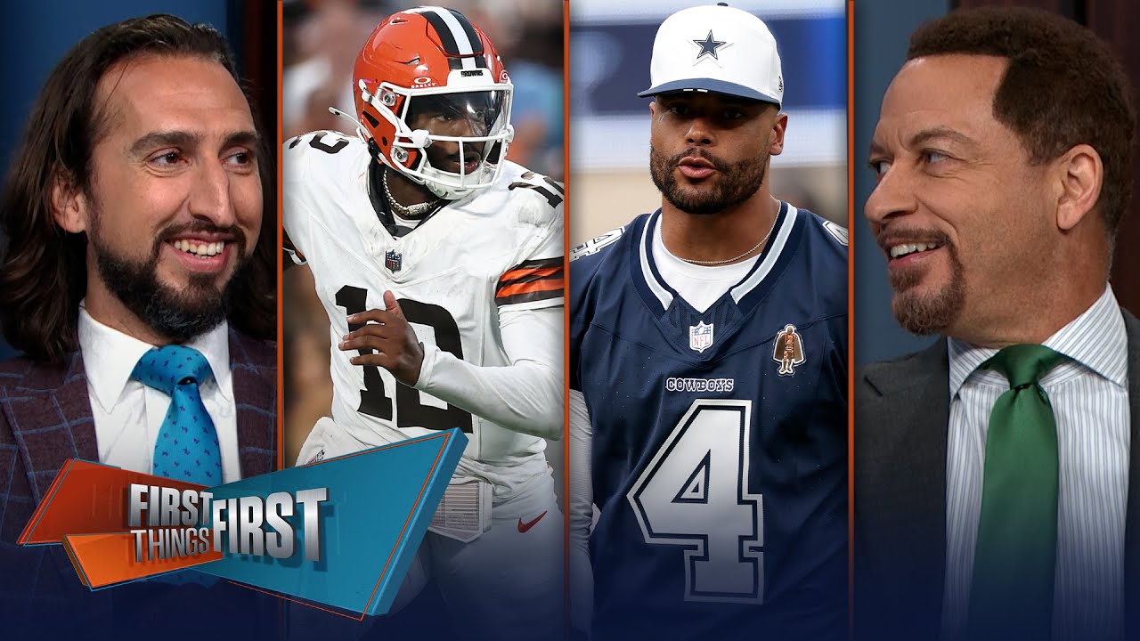 Shedeur Sanders’ ‘very good’ debut, Cowboys ‘not to be taken seriously’? | FIRST THINGS FIRST