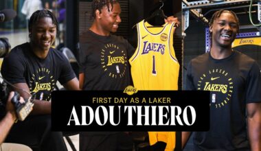 Lakers Rookie, Adou Thiero: “I Played Lacrosse for TWO DAYS"